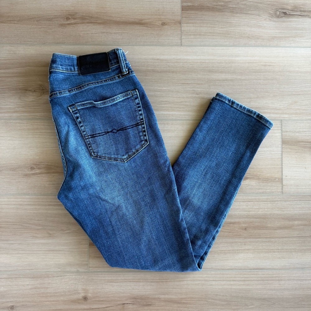 Men's Lucky Brand 100 Skinny Blue Jeans - 31x30